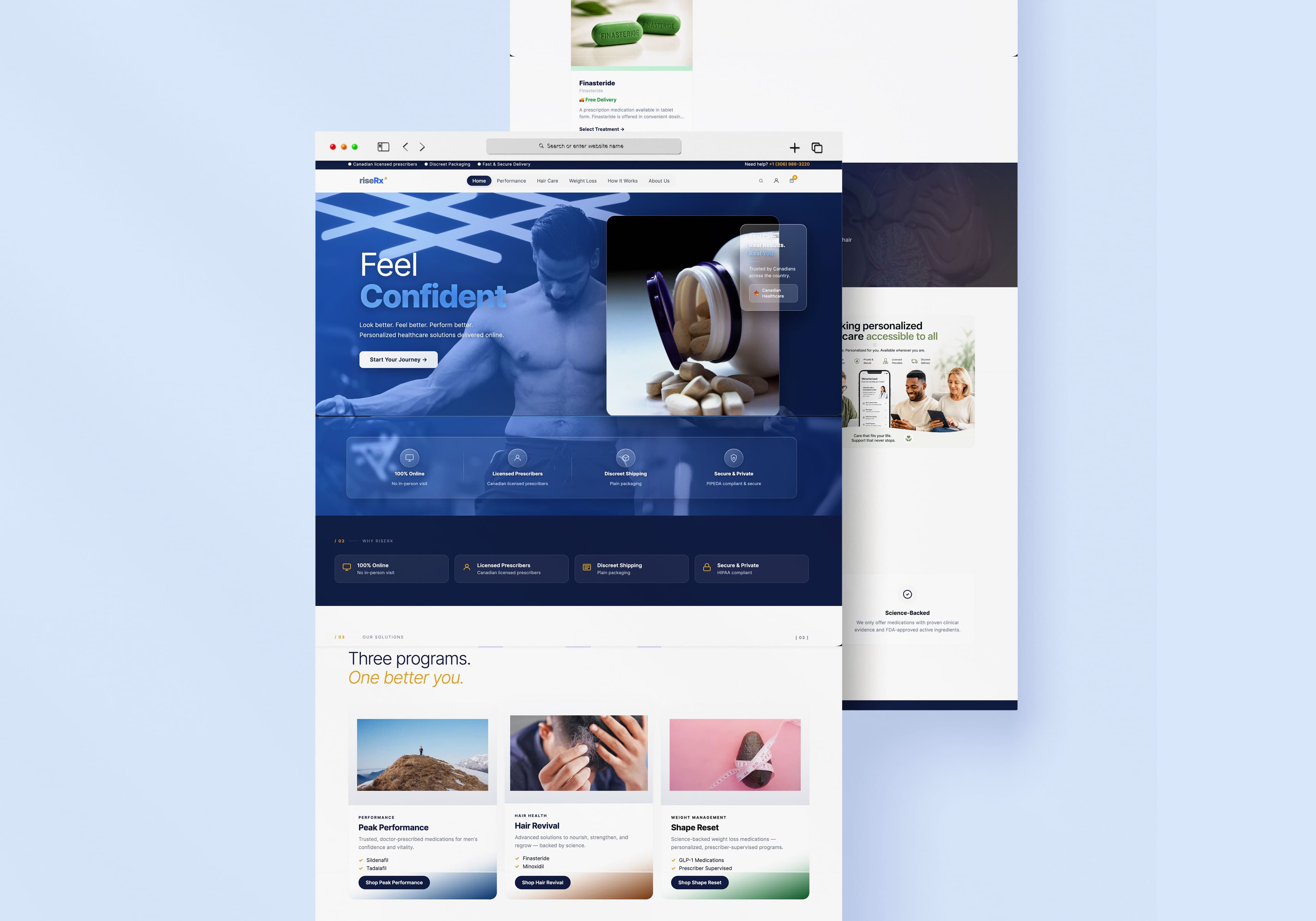 RiseRx — healthcare · logistics platform built by Berivox
