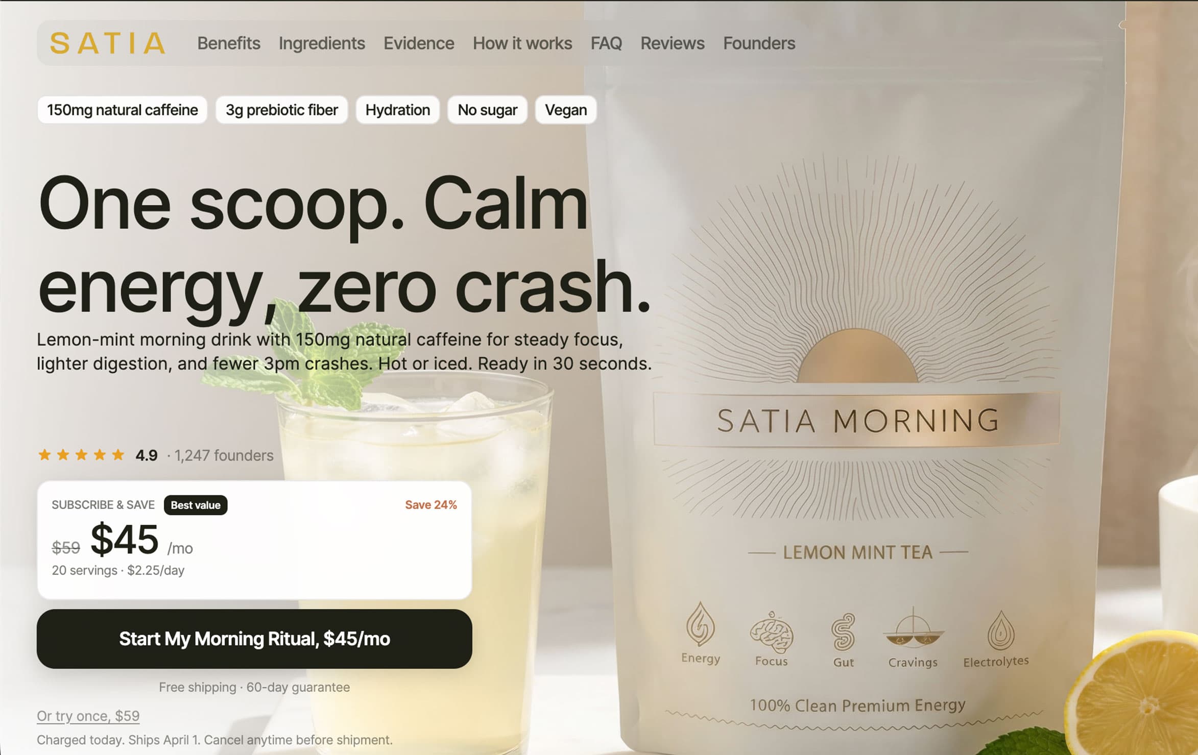 Satia — saas · corporate platform built by Berivox